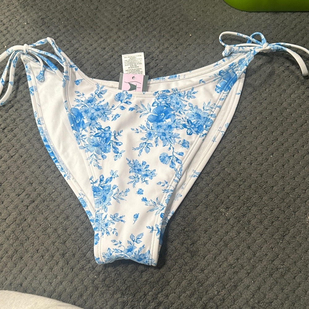 Wild Fable Blue Floral Bikini Bottom